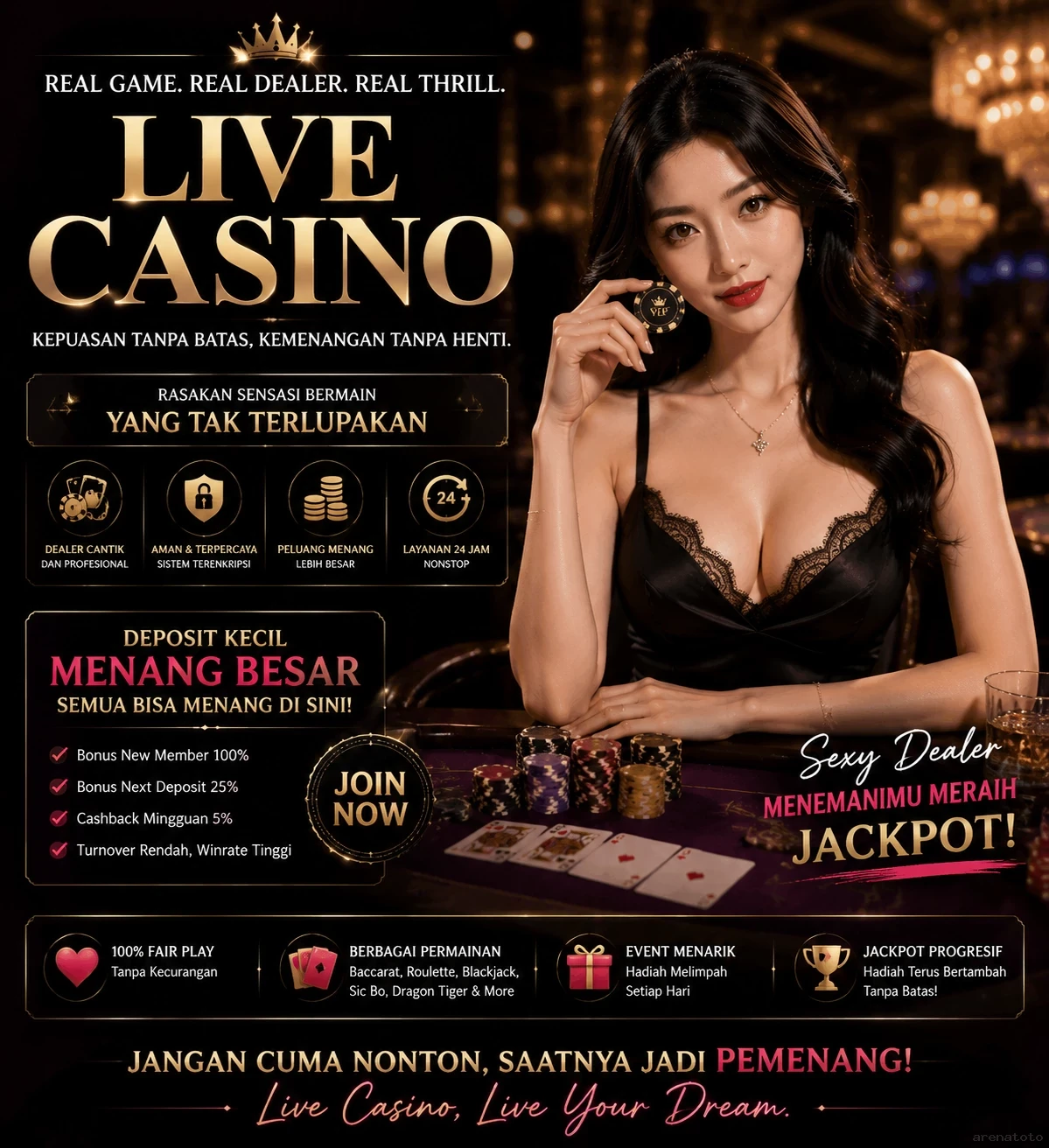 Tampilan antarmuka arenatoto APK v4.7.5 saat pengujian performa dan keamanan di perangkat Android